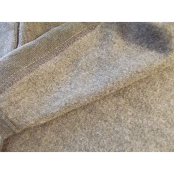 ARROW Pullover Sweatshirt Mens XL Green Heather Quarter-Zip Sueded Fleece Shirt - Picture 8 of 12